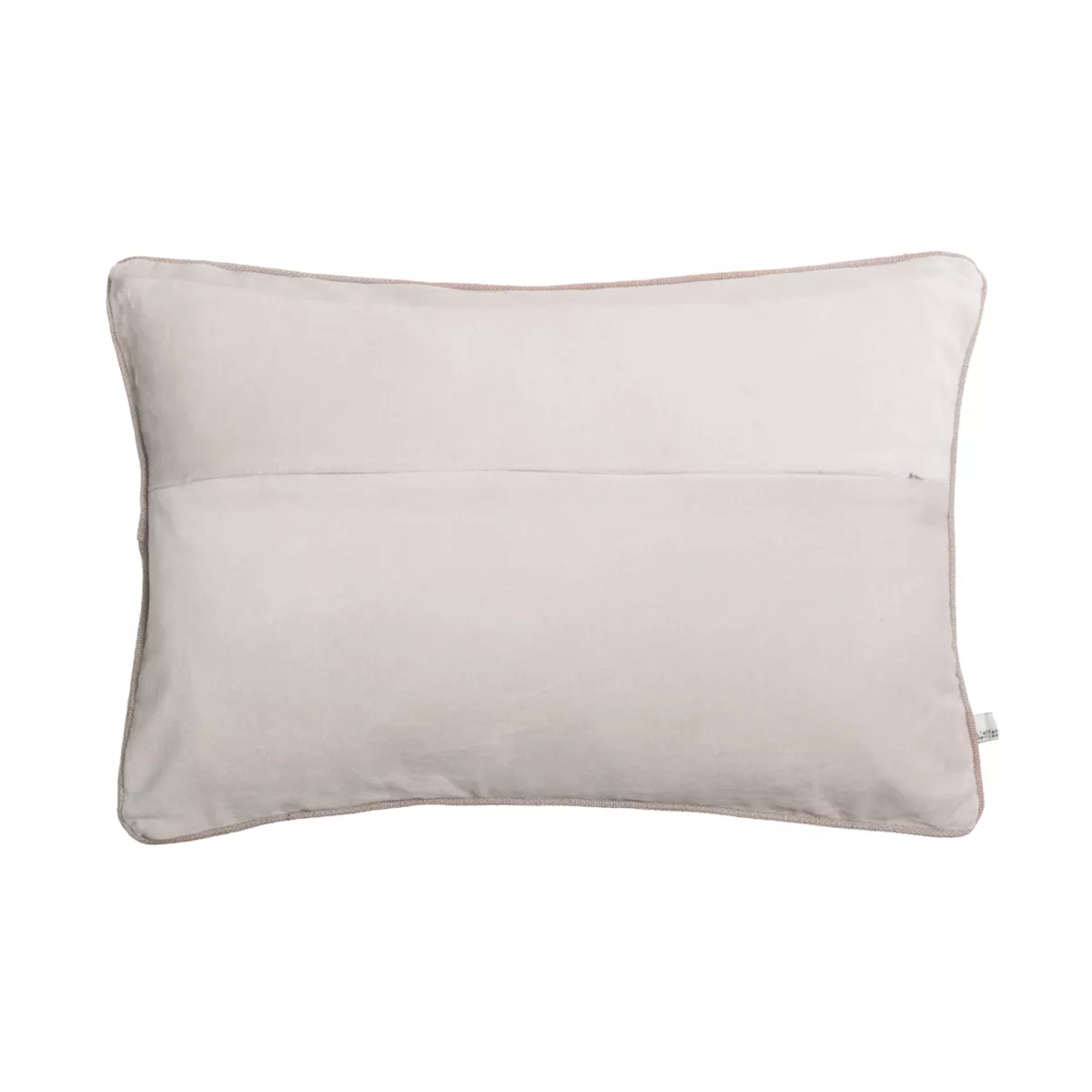 Coussin rectangulaire velours de coton (40 x 60 cm) Victor Beige pampa