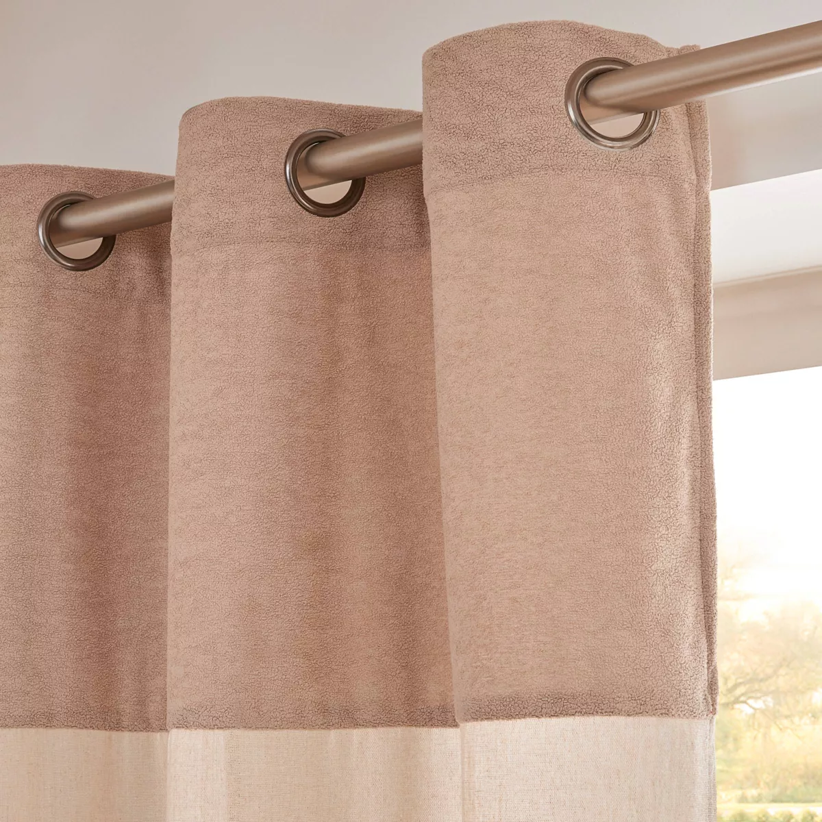 Tenda a nido d'ape (140 x 180 cm) Ava Beige