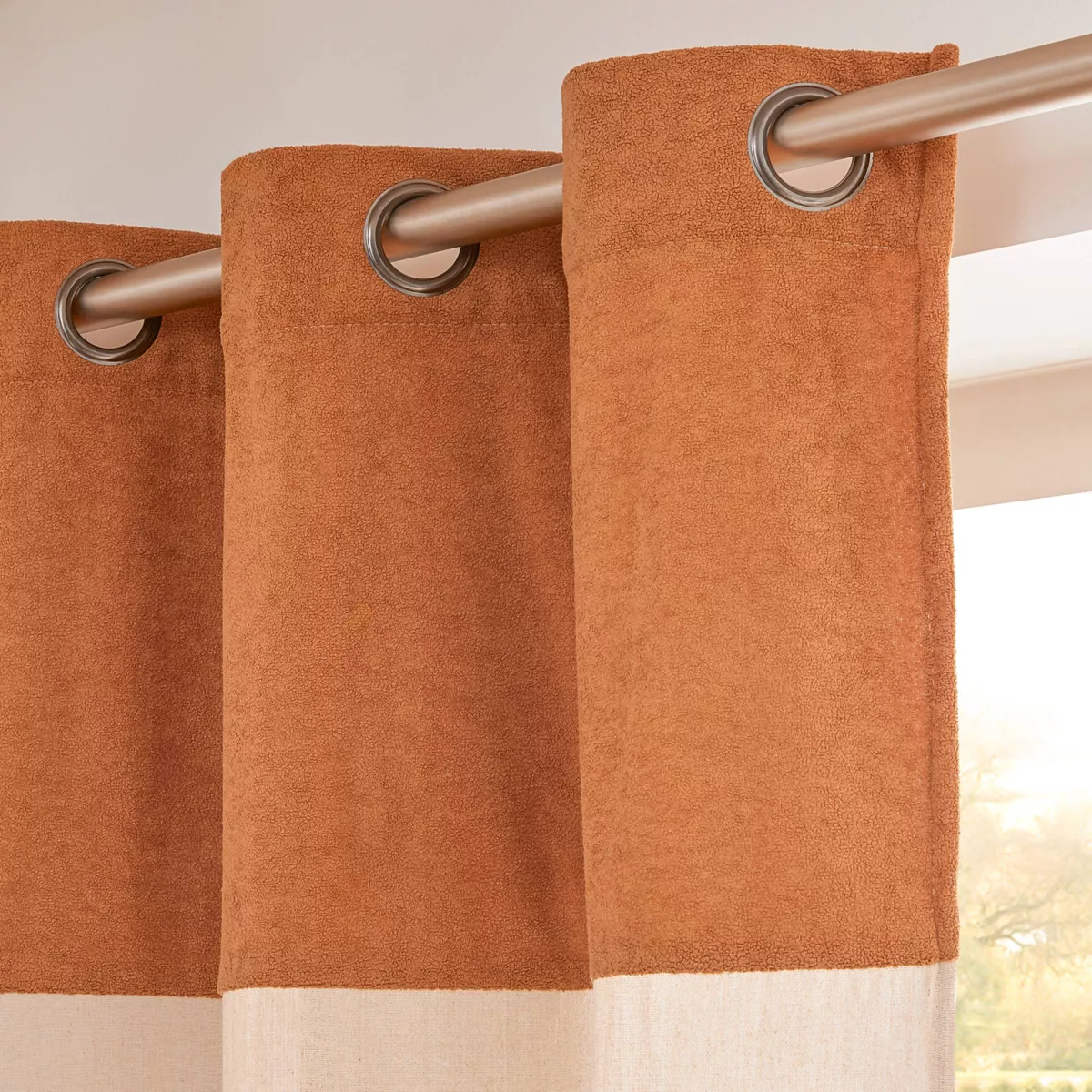 Tenda in bouclé (140 x 280 cm) Ava Camel