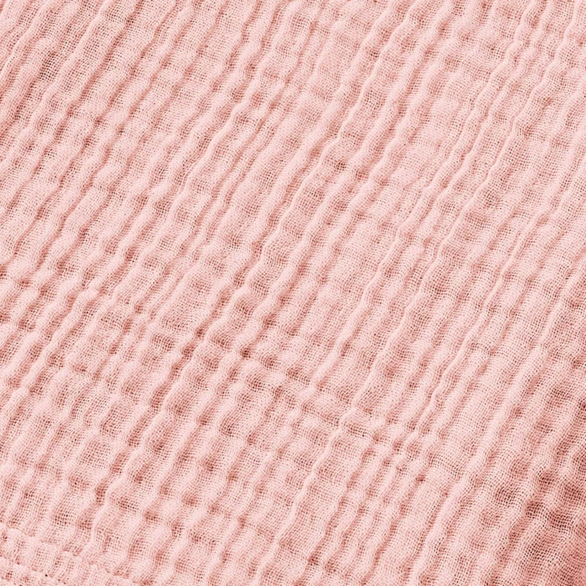Poncho de bain enfant gaze de coton 6/10 ans Gaïa Rose pêche