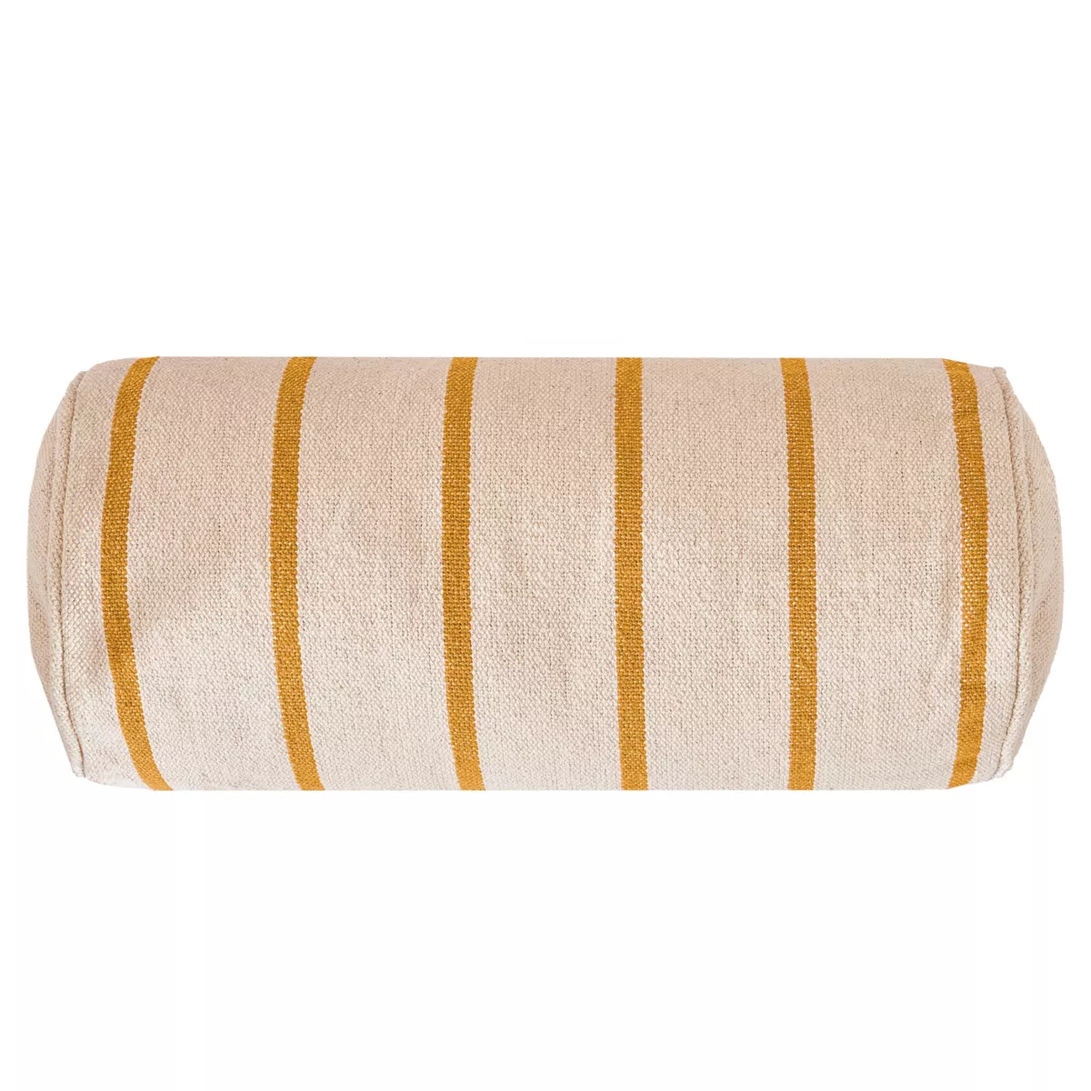 Cuscino da esterno in tela di cotone polochon (45 x 20 cm) Ocealys Giallo Senape