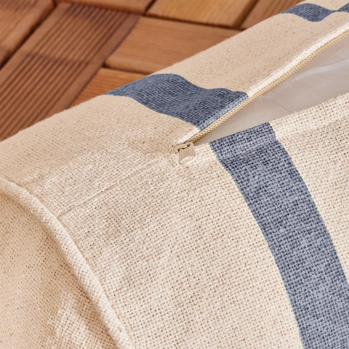 Cuscino da esterno a cilindro (20 x 45 cm) Nautira Blu navy