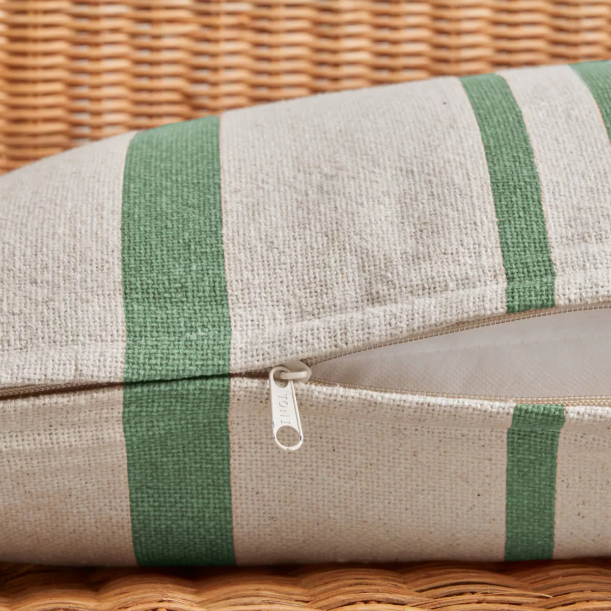 Cojín exterior rectangular (60 x 40 cm) Nautira Verde