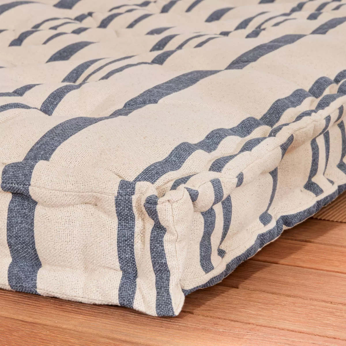 Cuscino per pallet da esterno rettangolare (120 x 80 cm) Nautira Blu navy