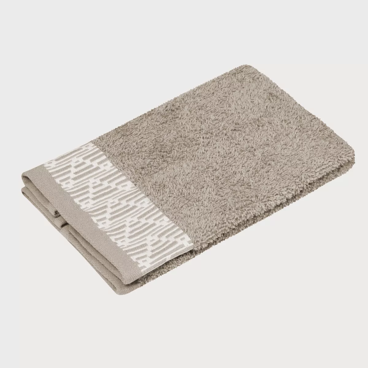 DRAP DE DOUCHE TULI TAUPE 70X140 CM
