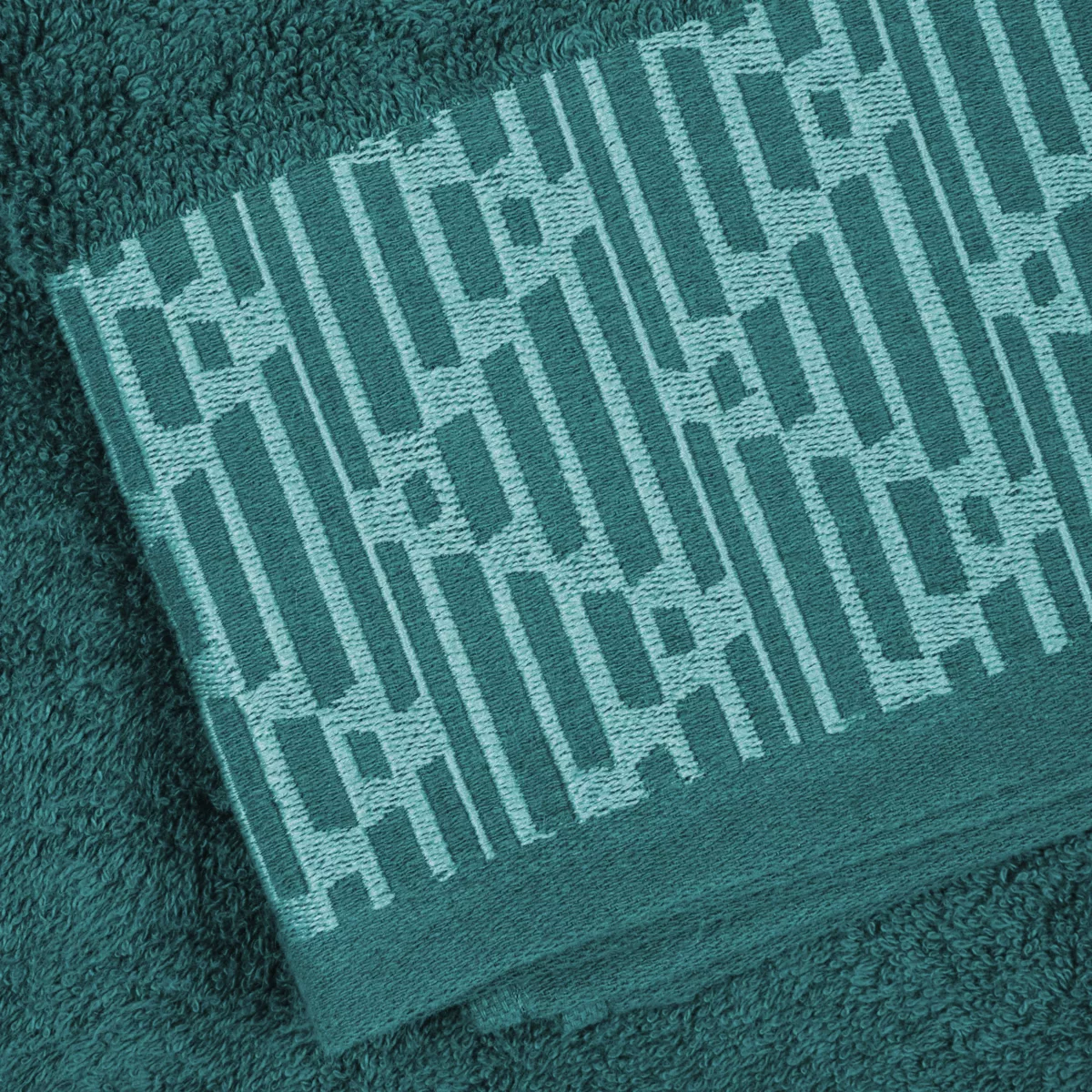 DRAP DE DOUCHE TULI PETROLE 70X140 CM