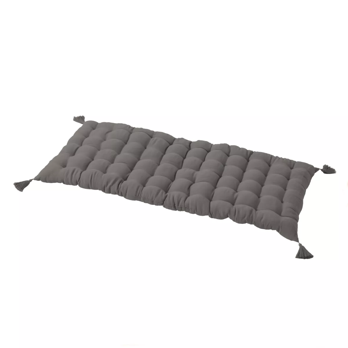 Matelas de sol gaze de coton (60 x 120 cm) Gaïa Gris granit