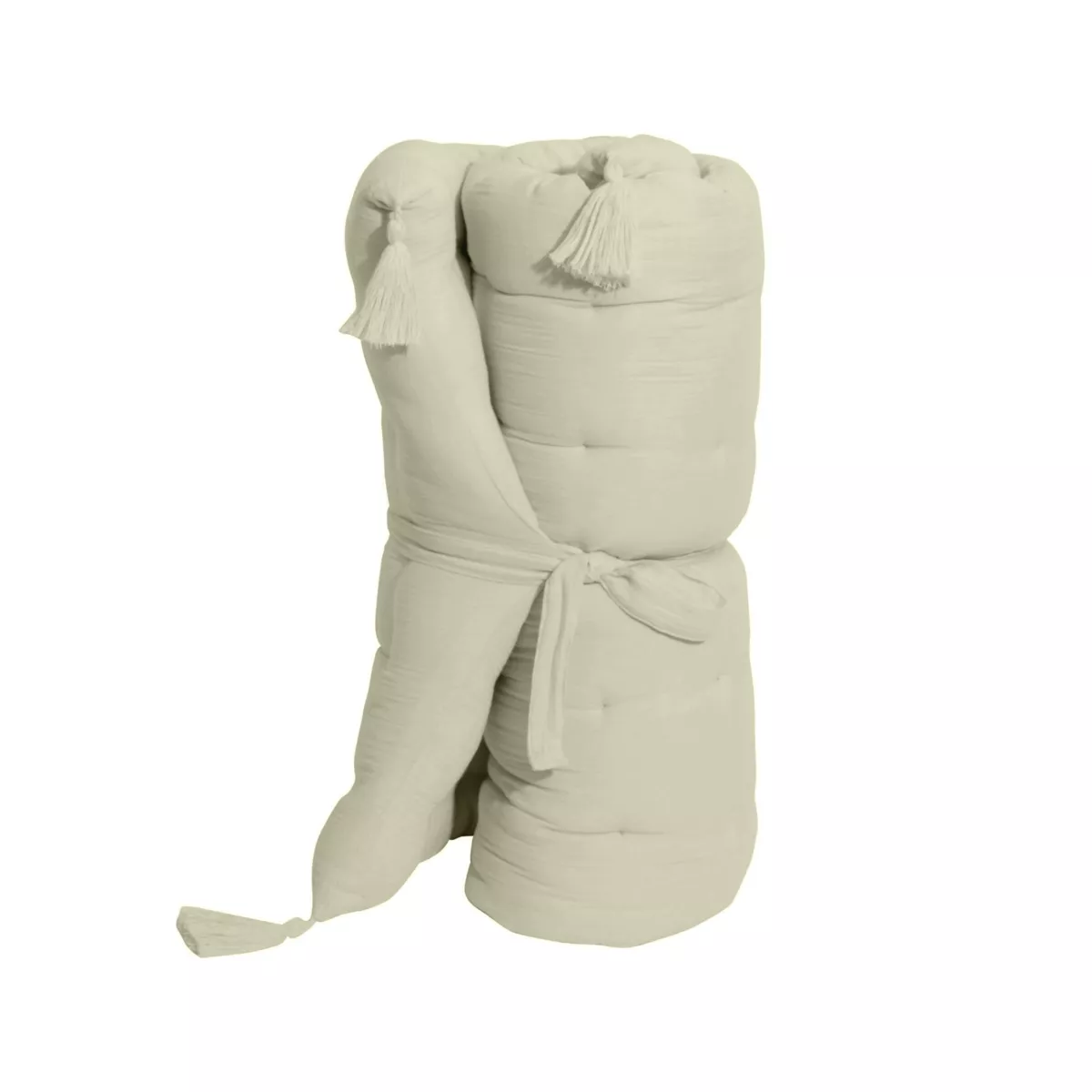 Materassino da pavimento in garza di cotone (60 x 120 cm) Gaia Verde lime