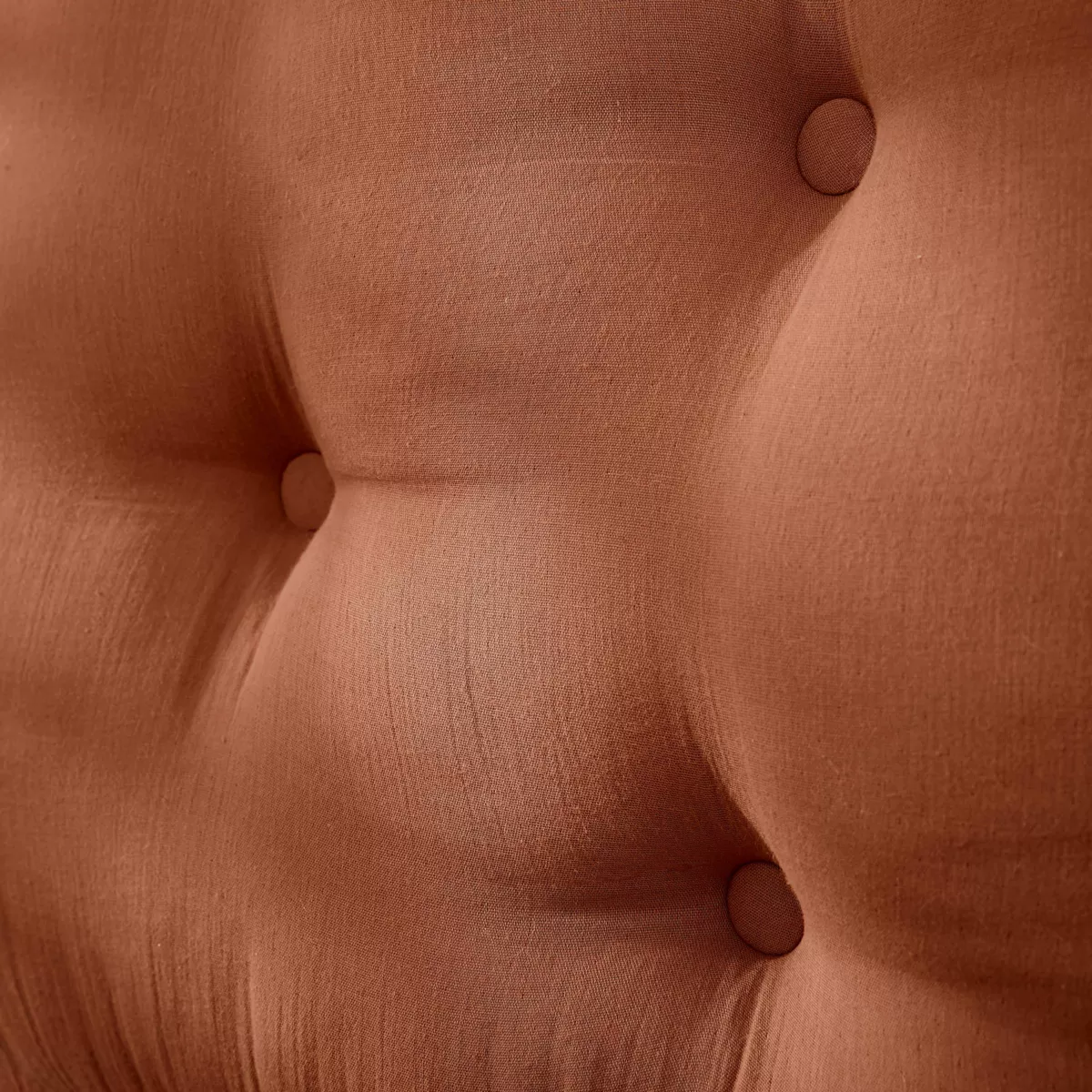 Testata letto garza di cotone (80 cm) Gaïa Terracotta 2