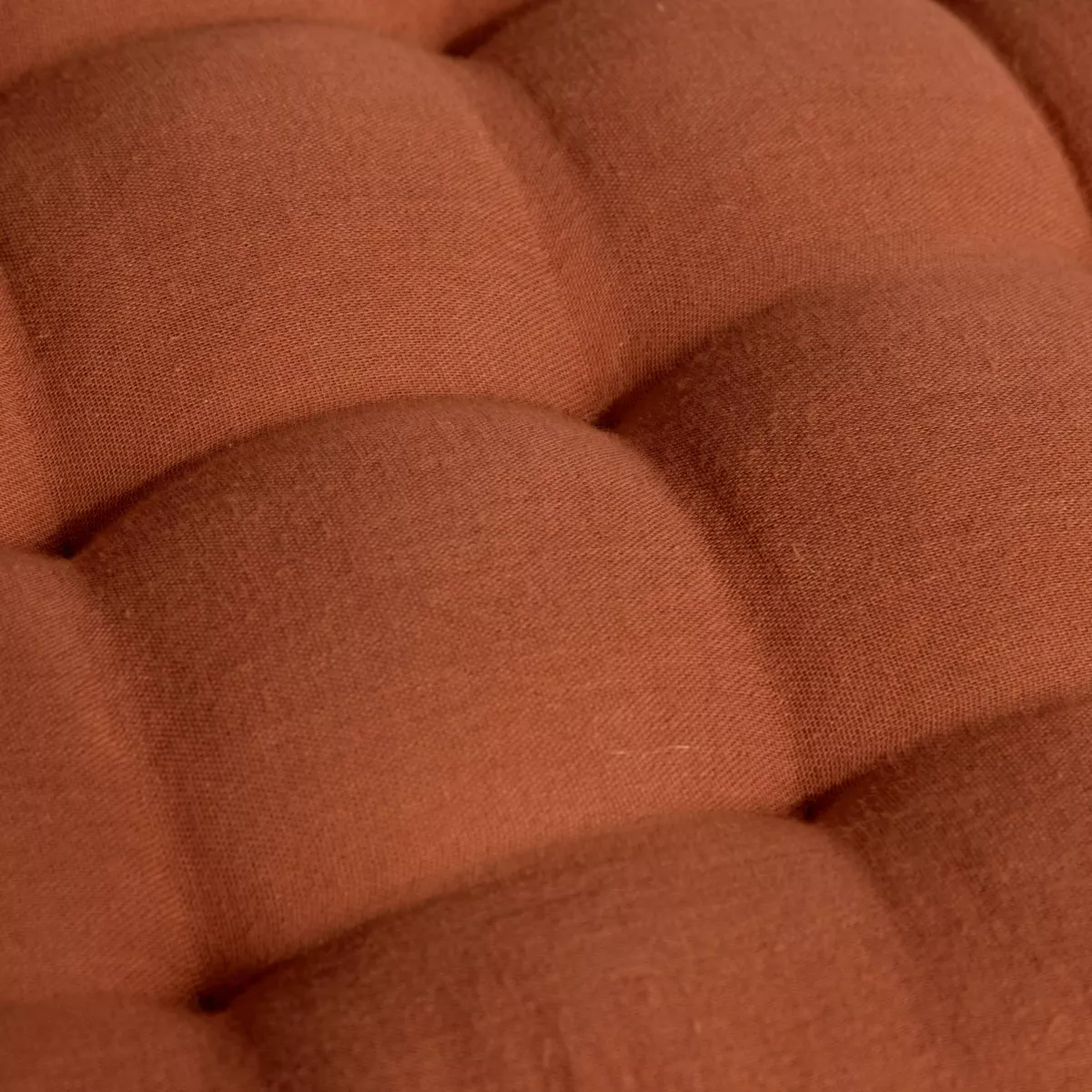 Bomuldsgaze gulvmadras (60 x 120 cm) Gaïa Terracotta