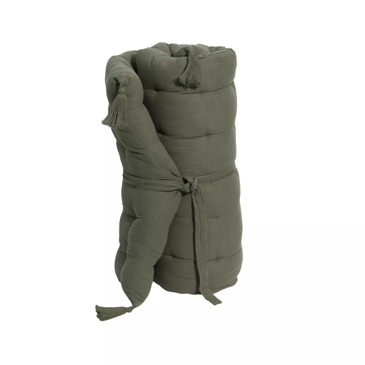 Bomuldsgaze gulvmadras (60 x 120 cm) Gaïa Rosmarin Grøn