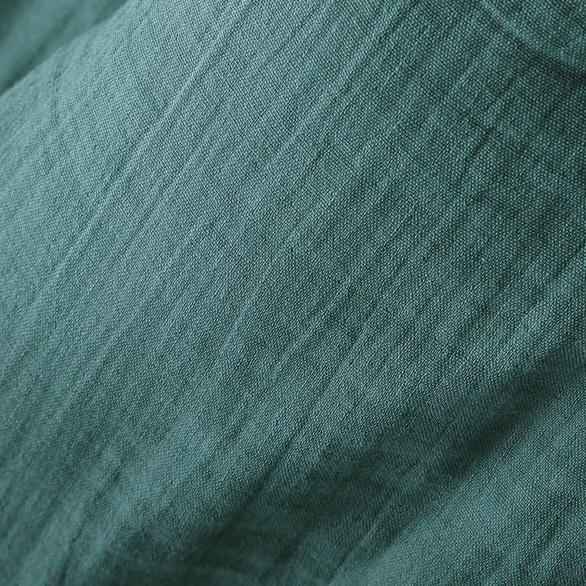 EM - Drap housse 200 x 200 cm Gaze de coton unie GAìA Canard