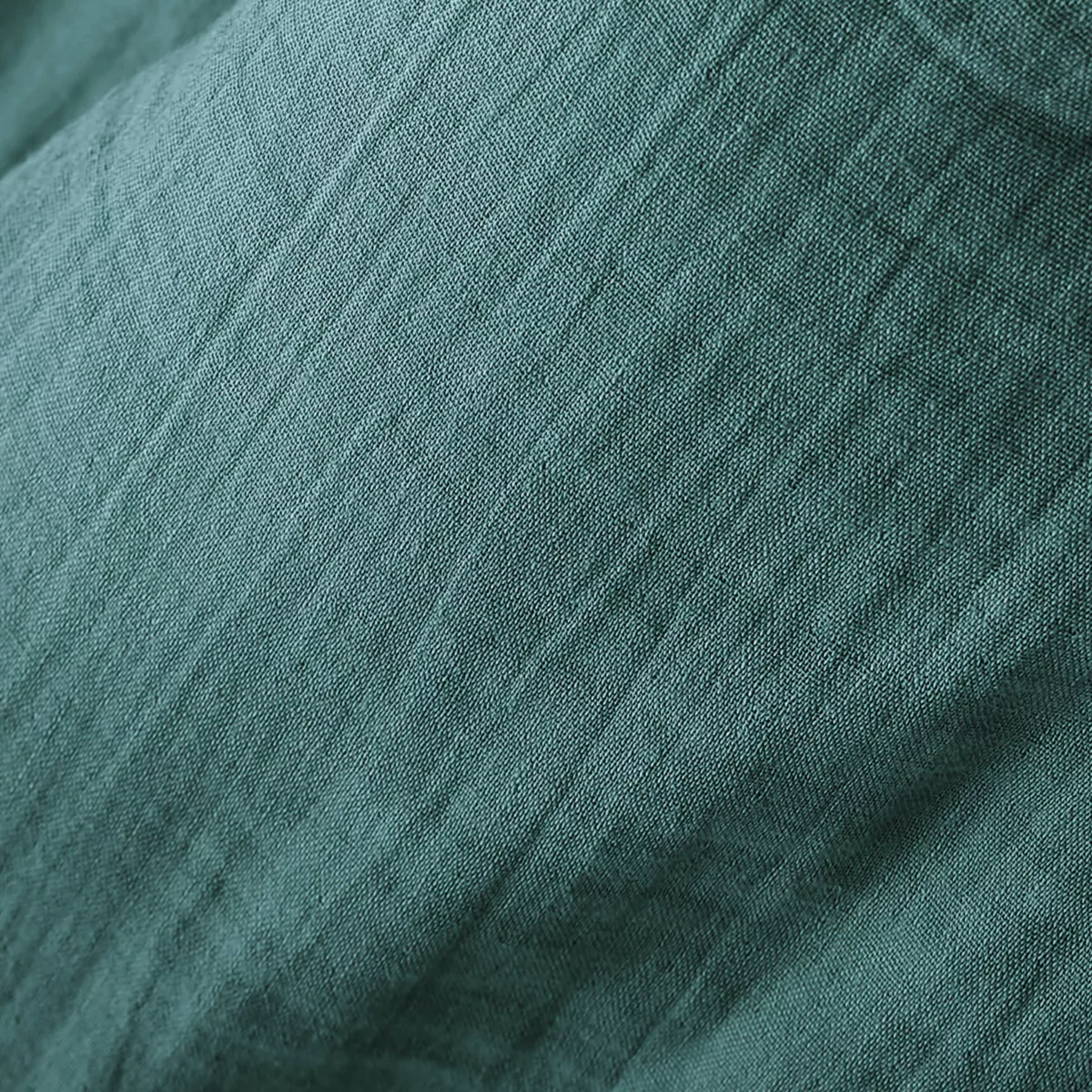 Cuscino quadrato garza di cotone (40 cm) Gaïa Blu anatra 2