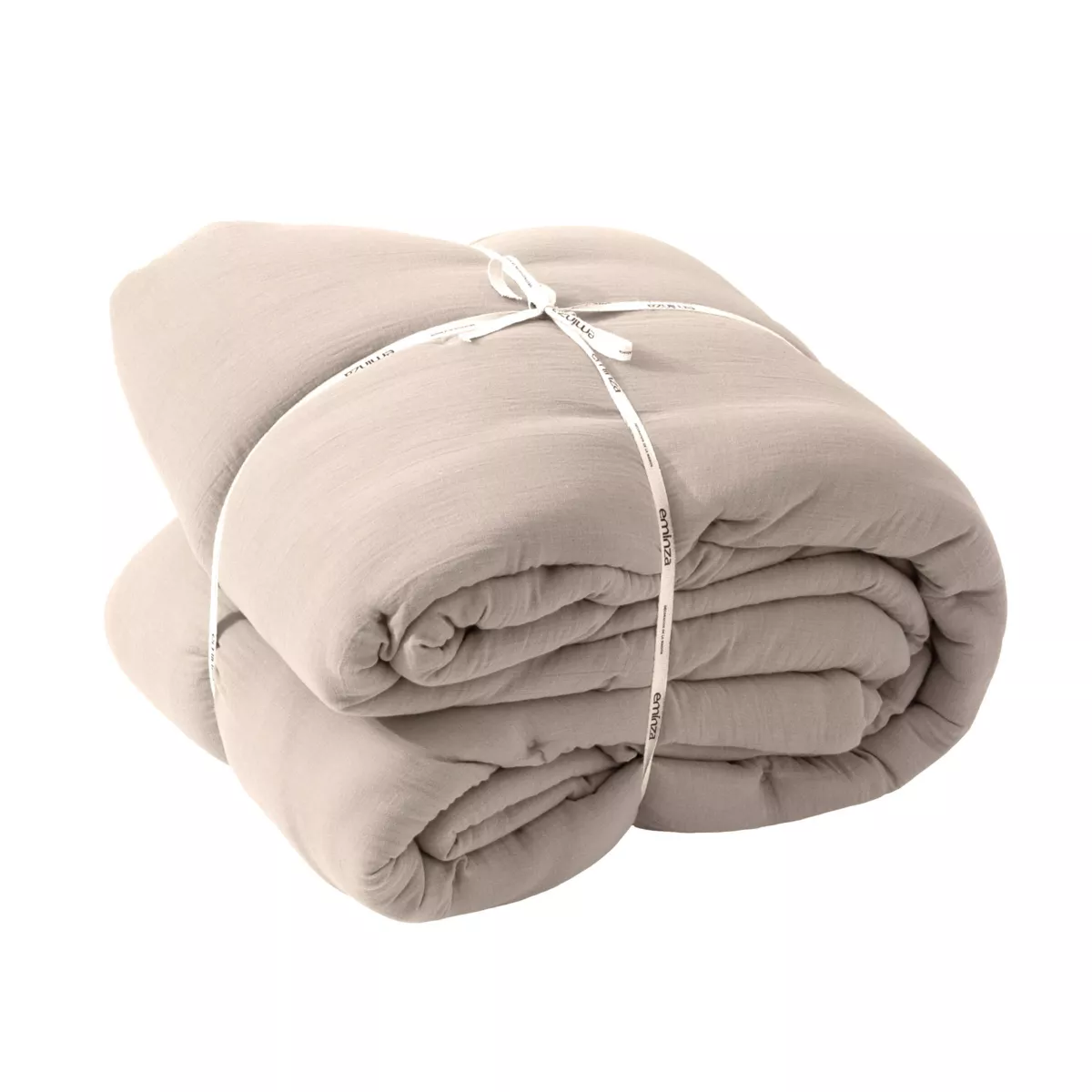 EM -  couvre lit  240 x 220 cm Gaze de coton unie GAìA Pampa