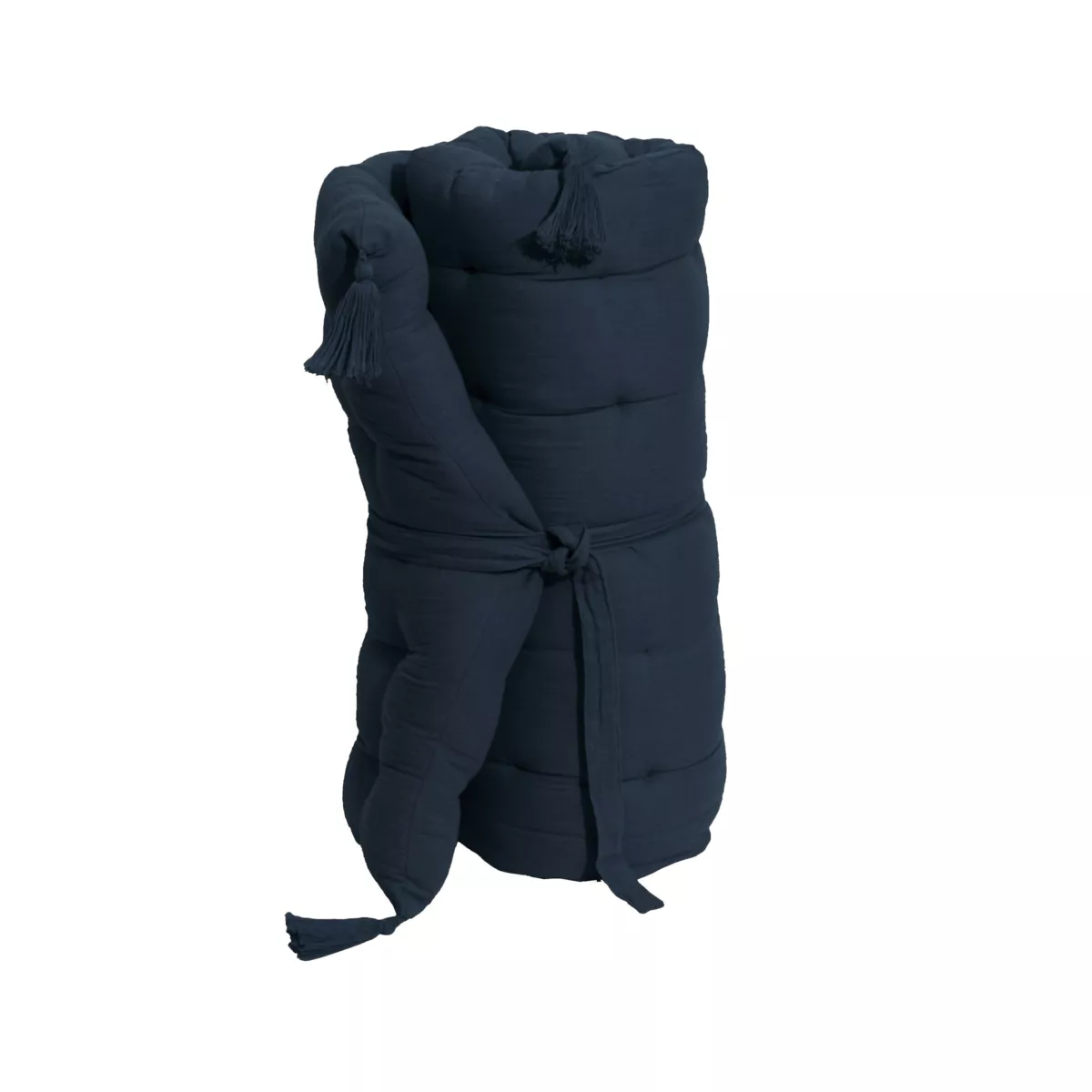 Materassino da pavimento in garza di cotone (60 x 120 cm) Gaia Blu notte