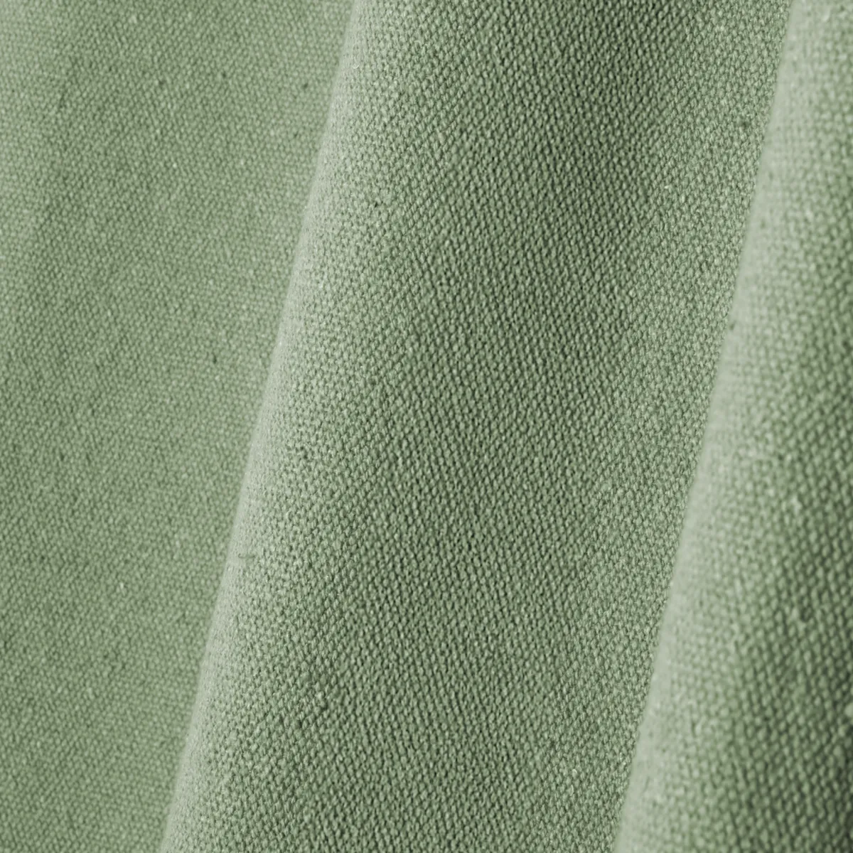 Tenda in cotone tessuto (140 x 260 cm) Monaco Verde salvia