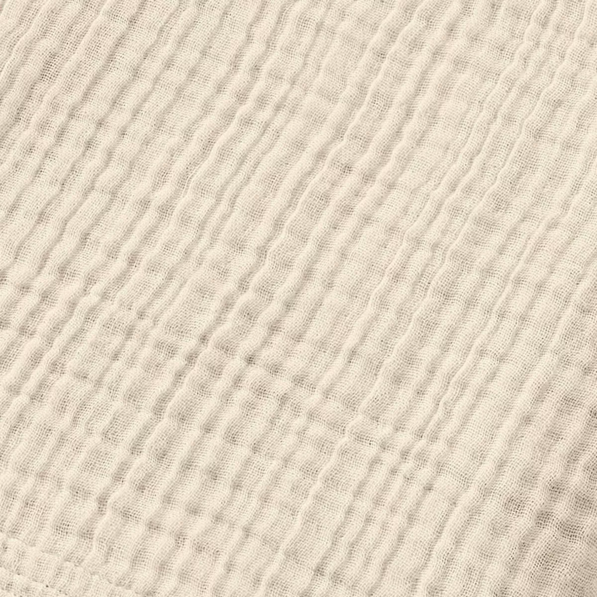 Poncho adulte gaze de coton S/M Gaïa Beige
