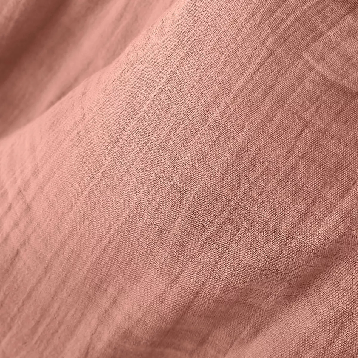 Spannbettlaken aus Baumwoll-Gaze (90 cm) Gaïa Rosa 2