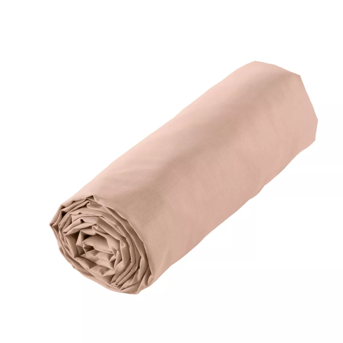 Lenzuolo sotto con angoli in percalle di cotone (90 x 190 cm) Diane Rosa Blush