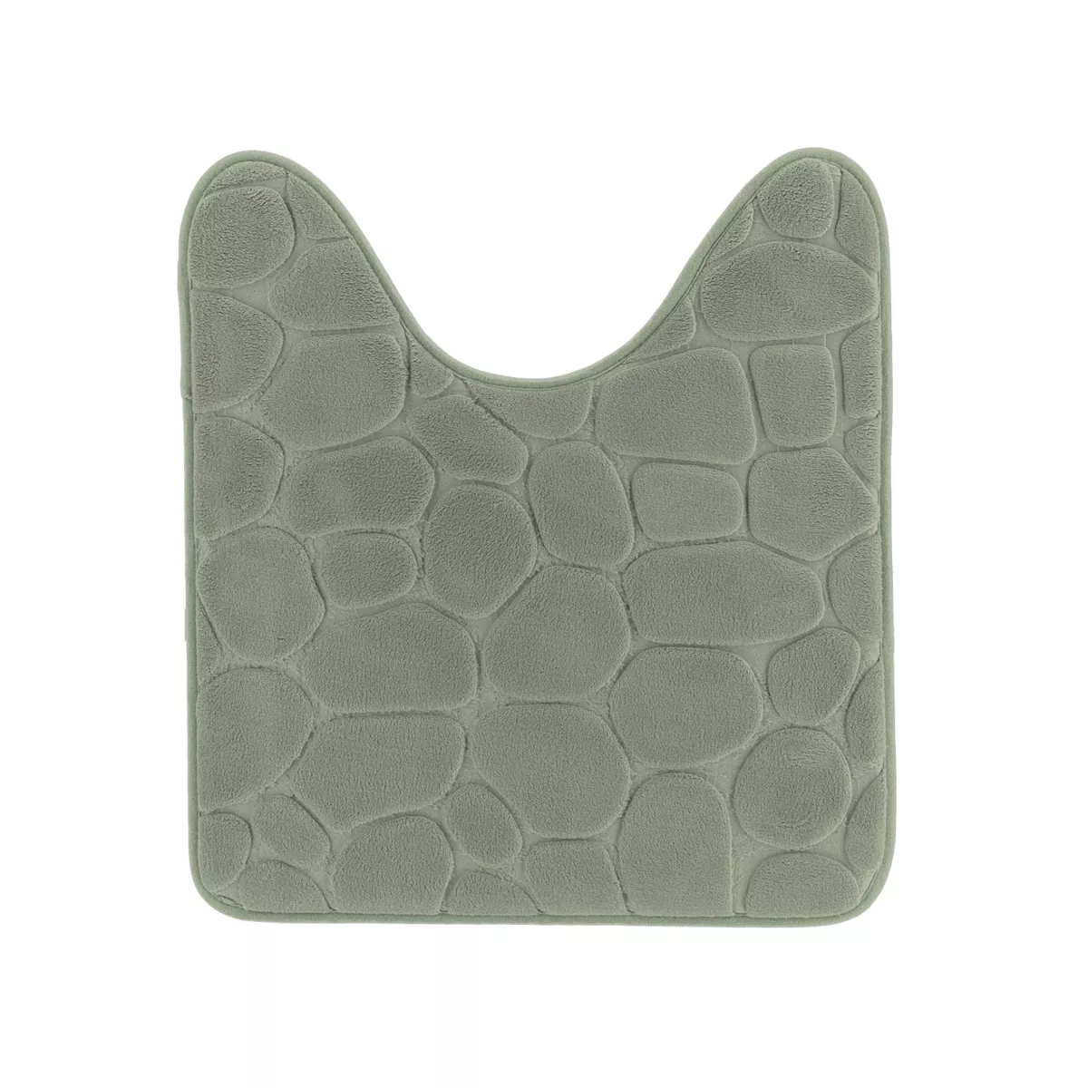 Tappeto per wc con memory foam (45 x 50 cm) Galeo Verde cachi