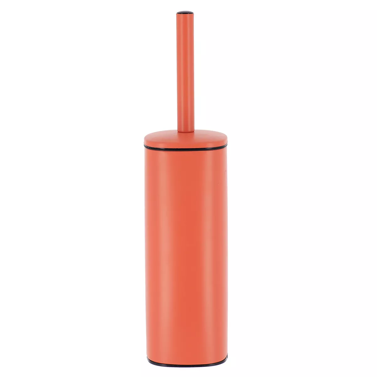 BROSSE WC CARREE METAL - TERRE DE SIENNE
