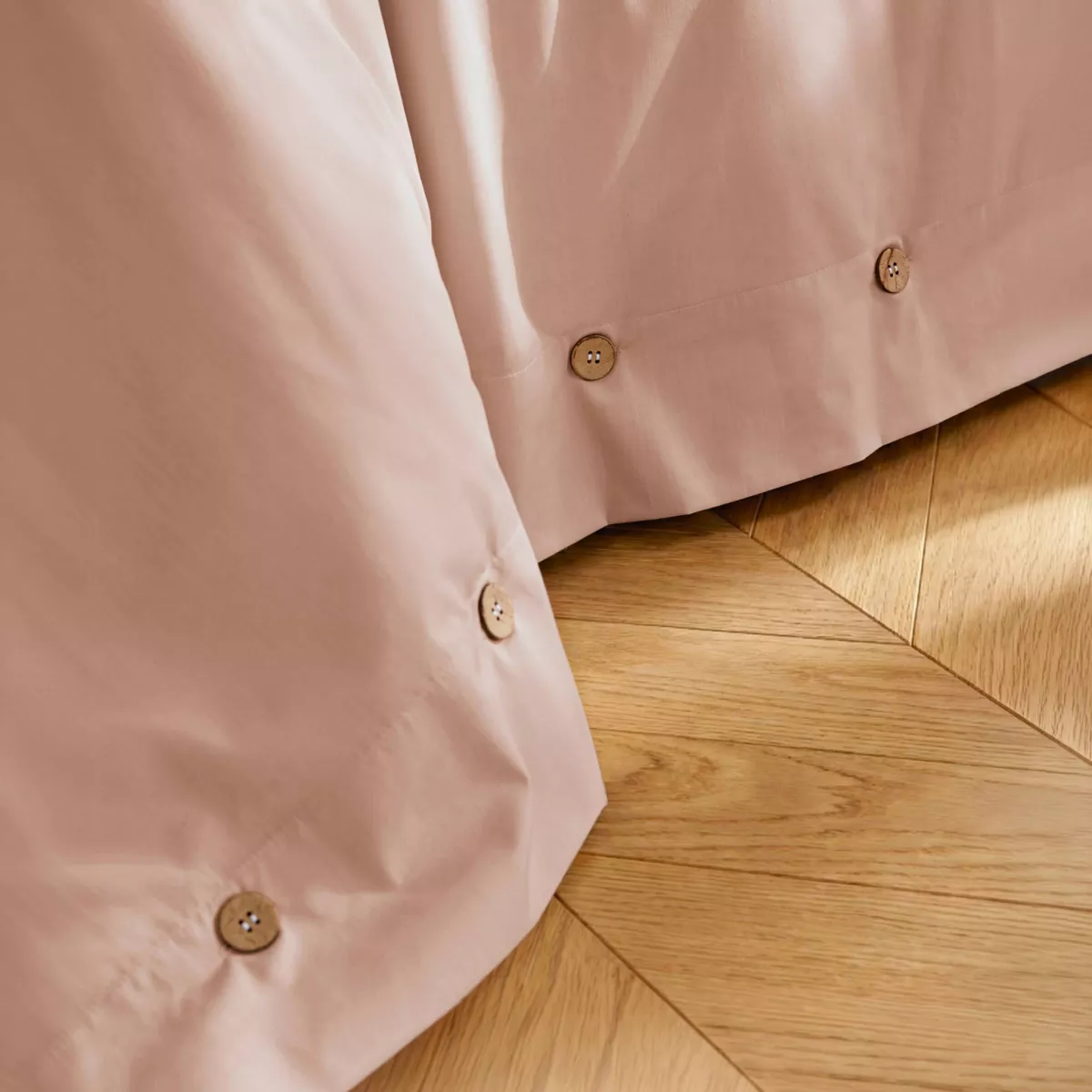 Copripiumino in percalle di cotone (140 x 200 cm) Diane Rose blush