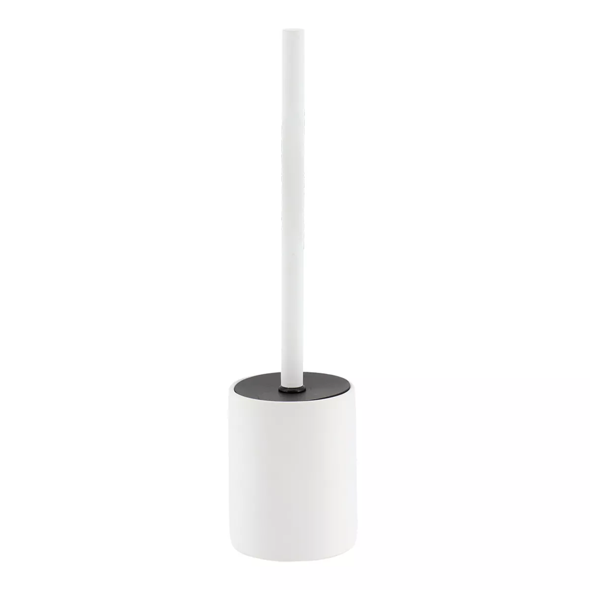 BROSSE WC EN GRES EFFET RUBBER - BLANC