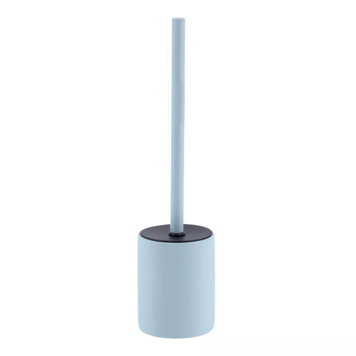 BROSSE WC EN GRES EFFET RUBBER - BLEU CLAIR
