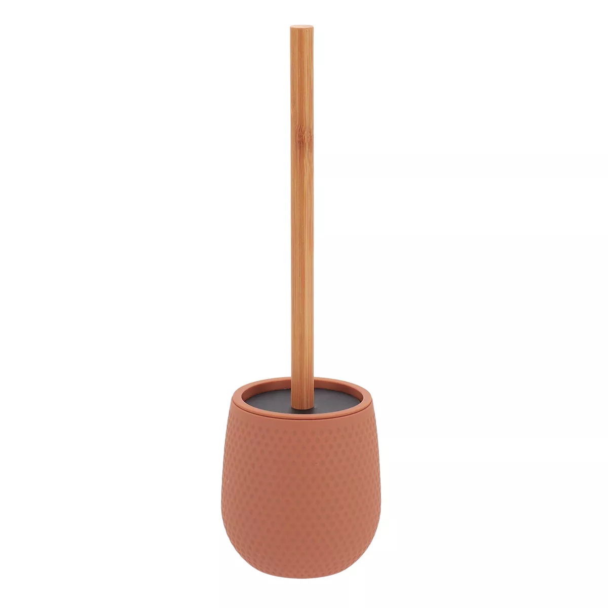 Scovolino per WC in bambù e ABS a nido d'ape Bania Cappuccino
