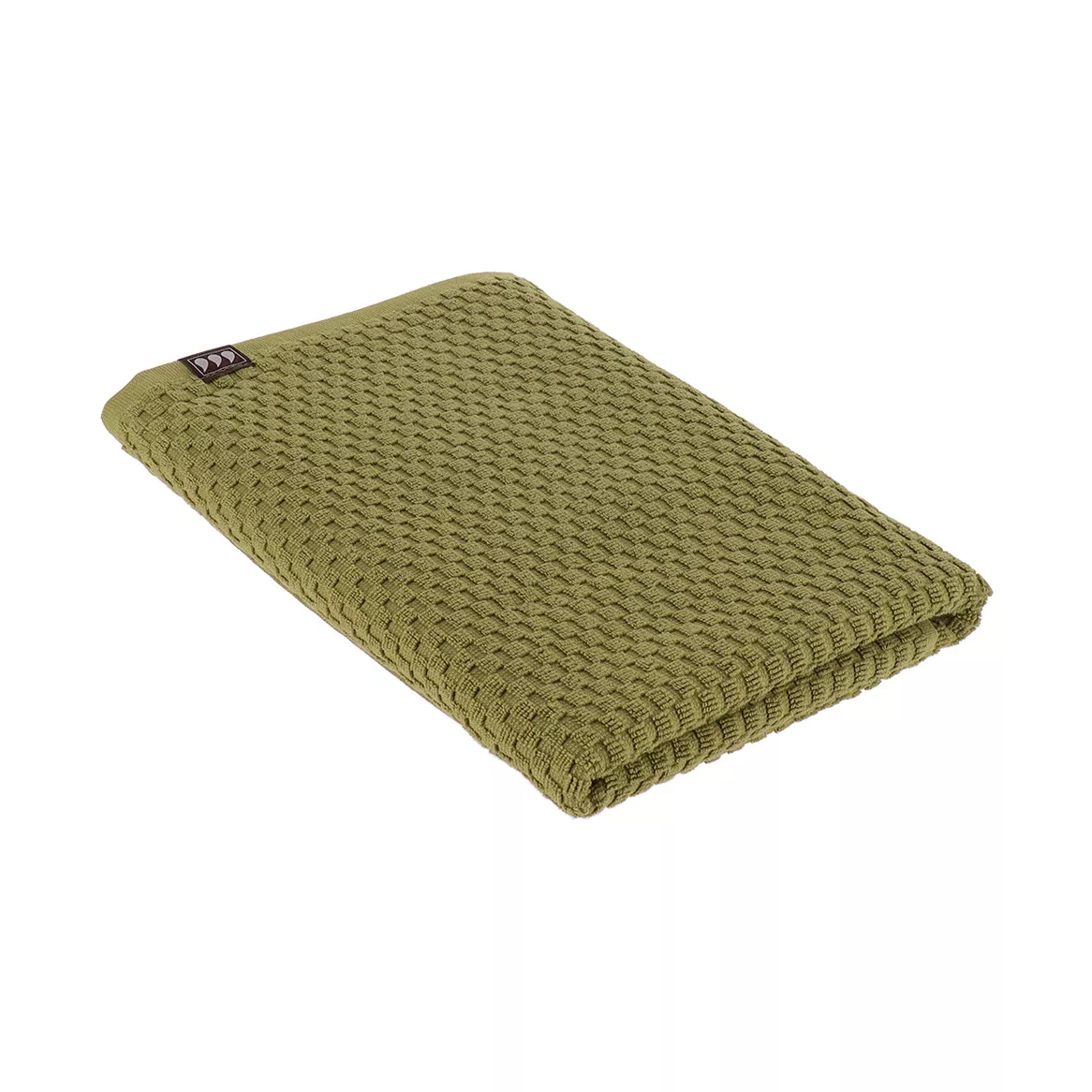 Asciugamano in cotone 100% (70 x 130 cm) Boho-chic Verde oliva
