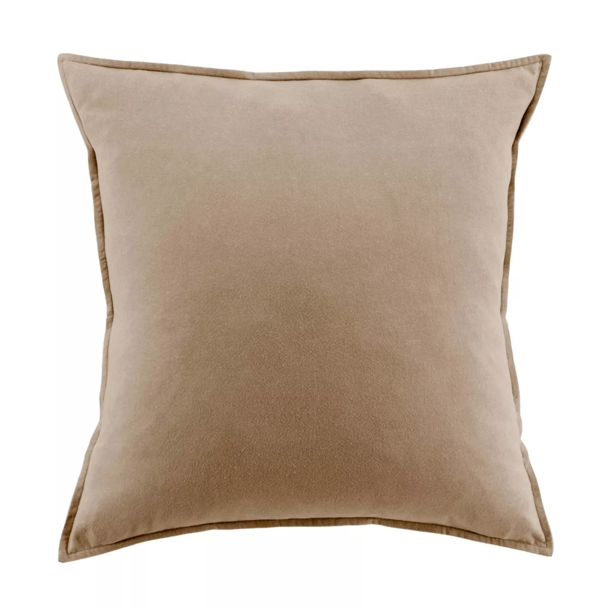 Fodera per cuscino quadrata in flanella di cotone (80 x 80 cm) Nina Corda