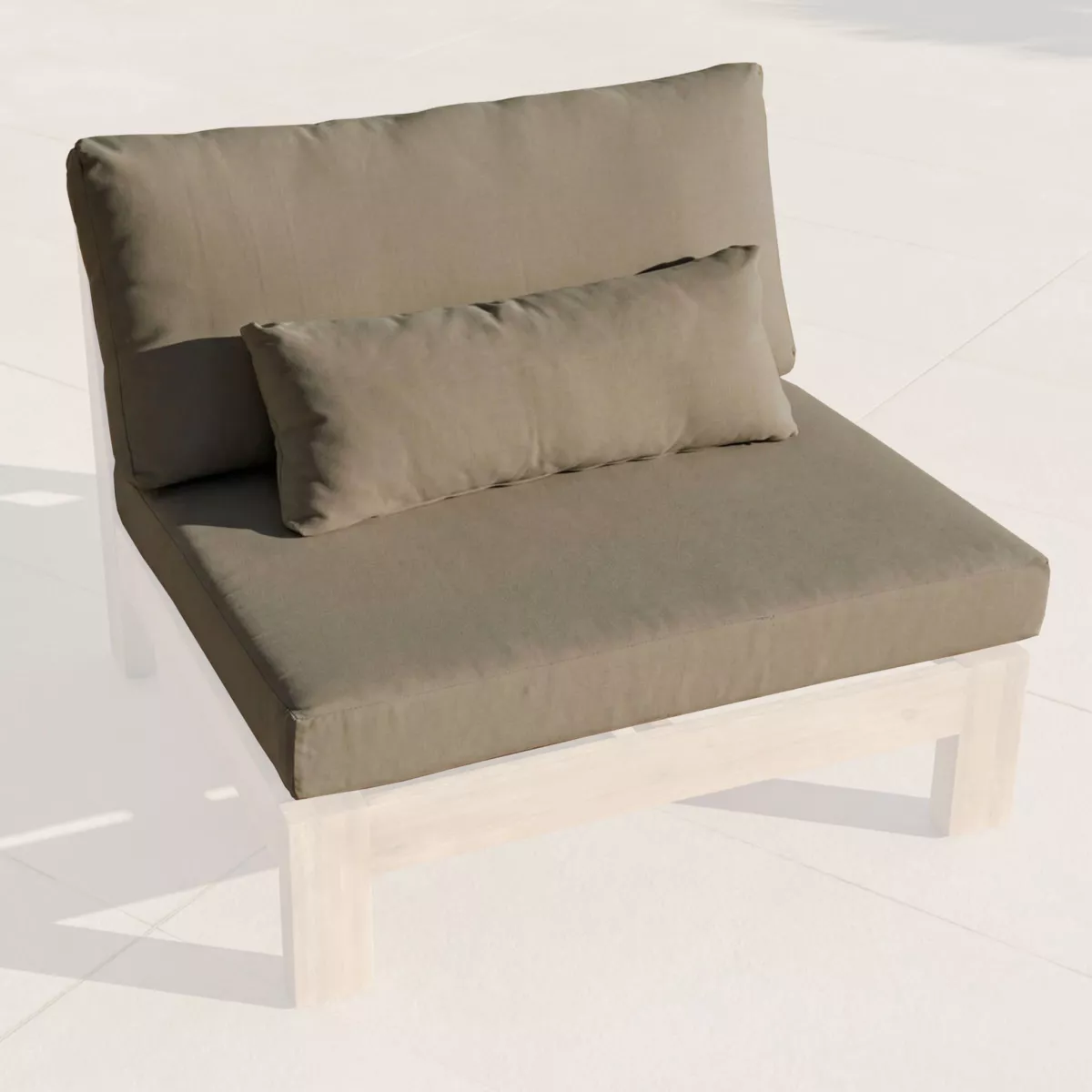 Housses de coussin de remplacement pour Fauteuil Bornéo Marron sépia