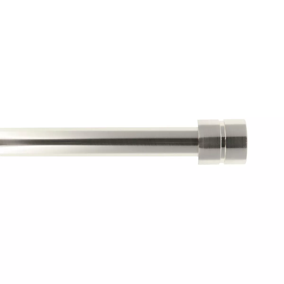 Kit asta tenda estensibile (L120 - L210 cm / D28 mm) Cesene Argento