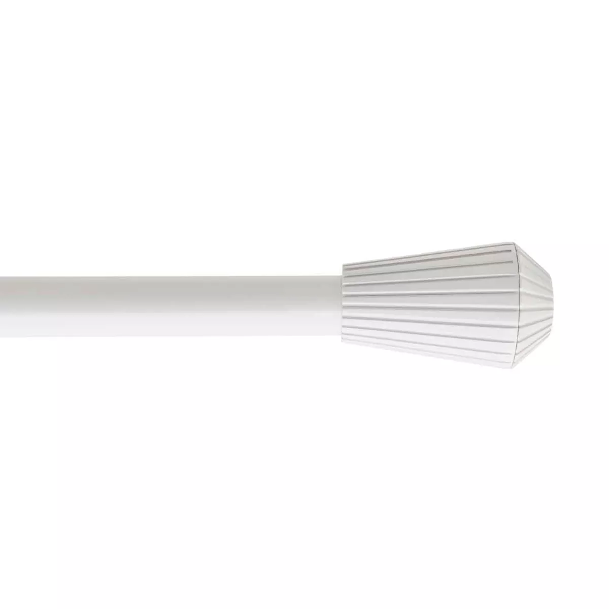 Kit asta tenda estensibile (L210 - L380 cm / D19 mm) Pisa Bianco opaco