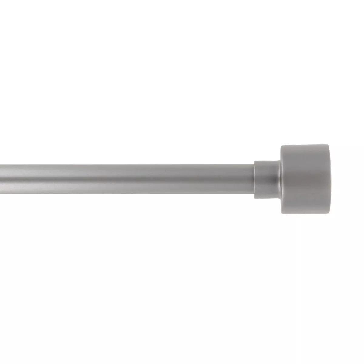 Kit asta tenda estensibile (L210 - L380 cm / D19 mm) Palermo Grigio argento