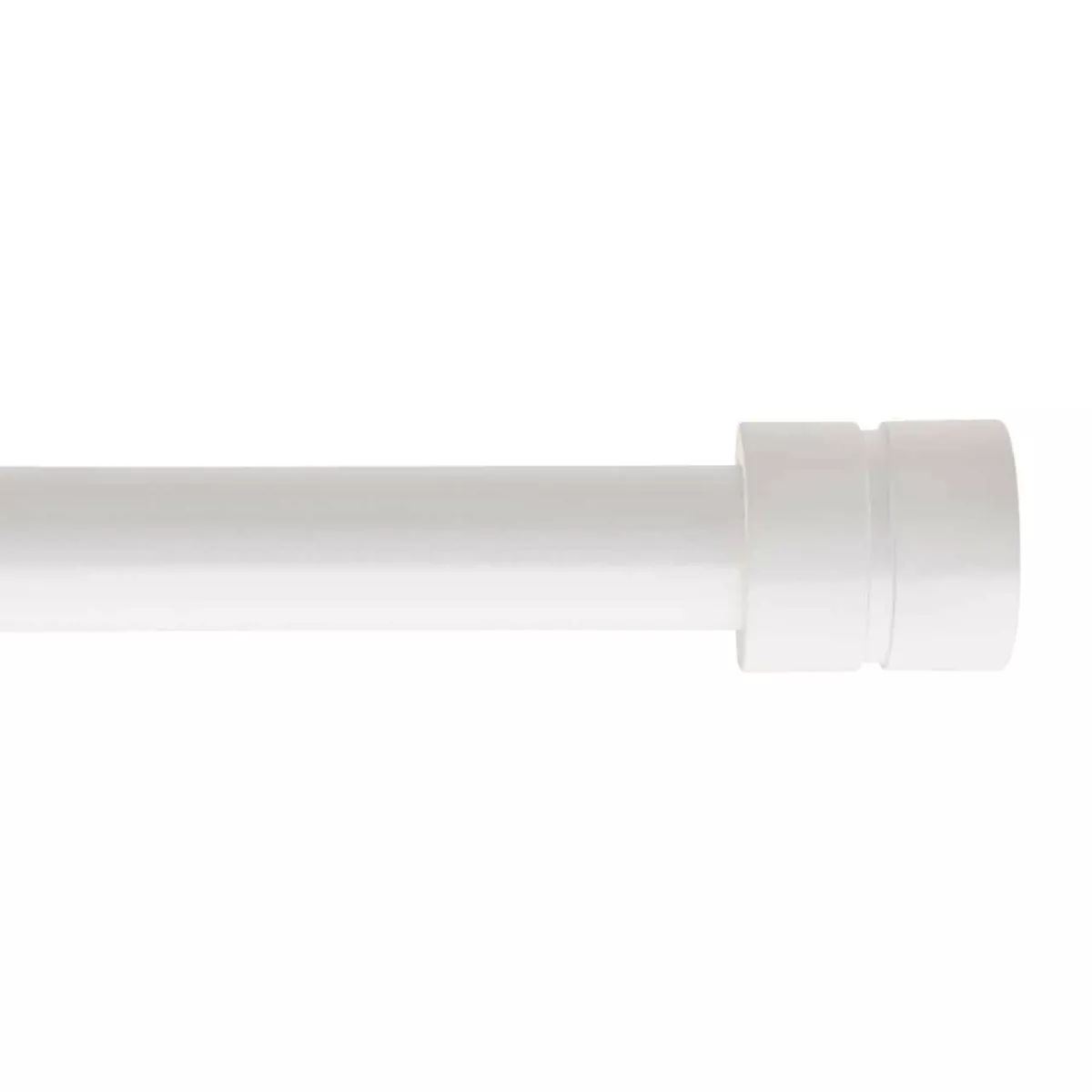Kit asta tenda estensibile (L120 - L210 cm / D19 mm) Cesena Bianco opaco