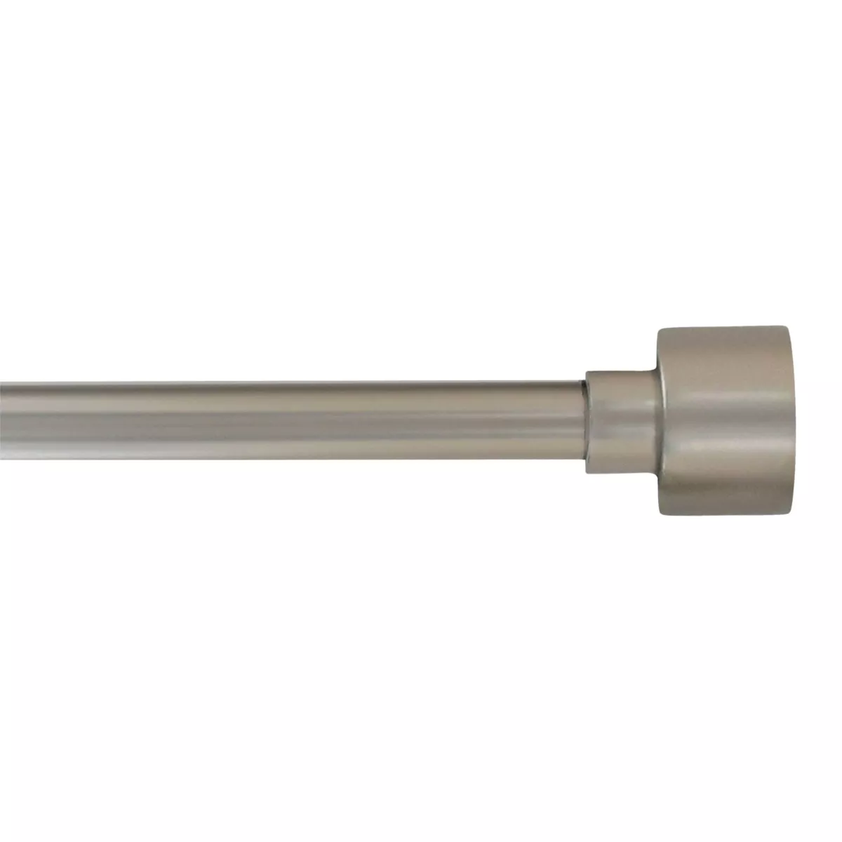 Kit asta tenda estensibile (L120 - L210 cm / D19 mm) Palermo Argento