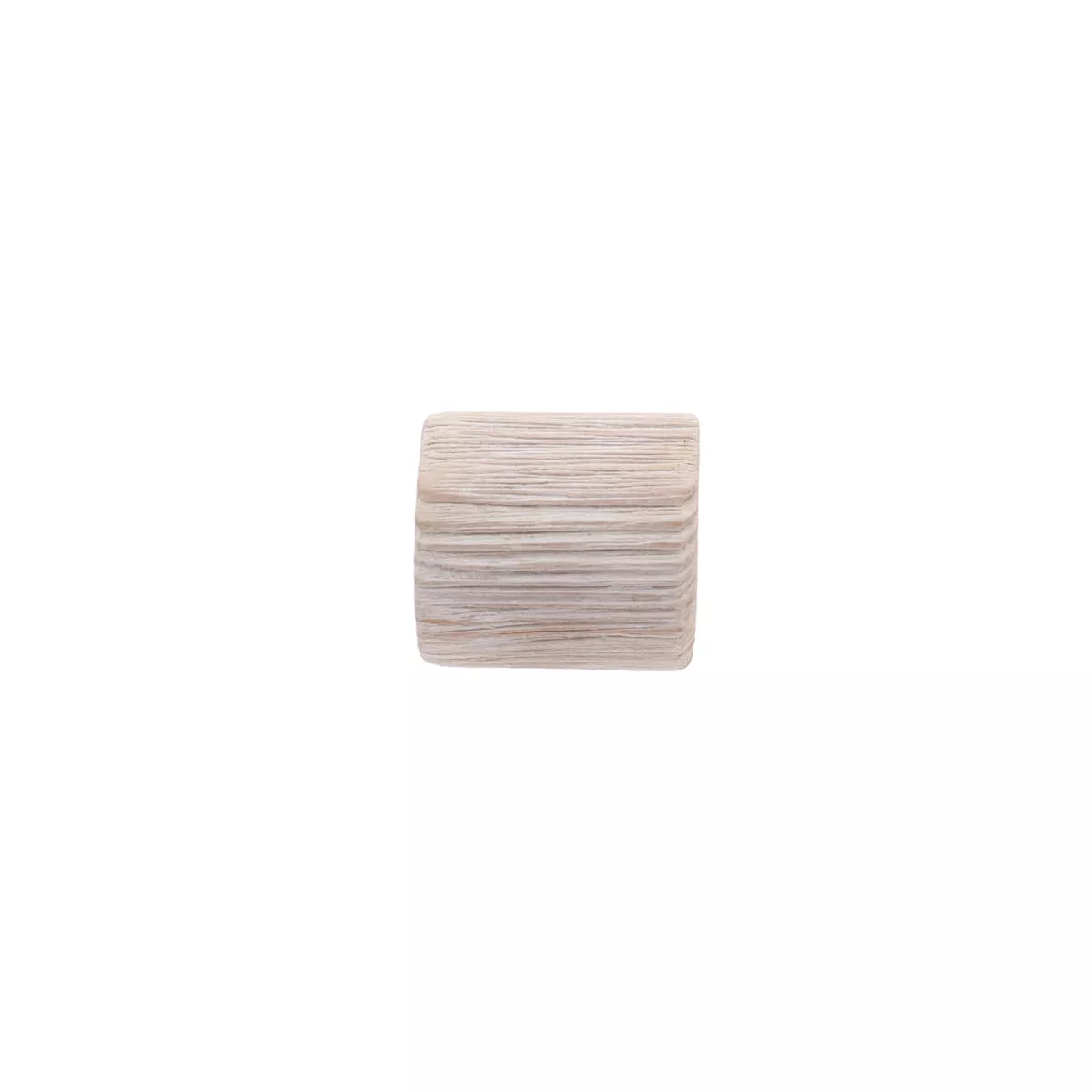 Set di 2 tappi per asta in legno cerato (D28 mm) Soren Naturale