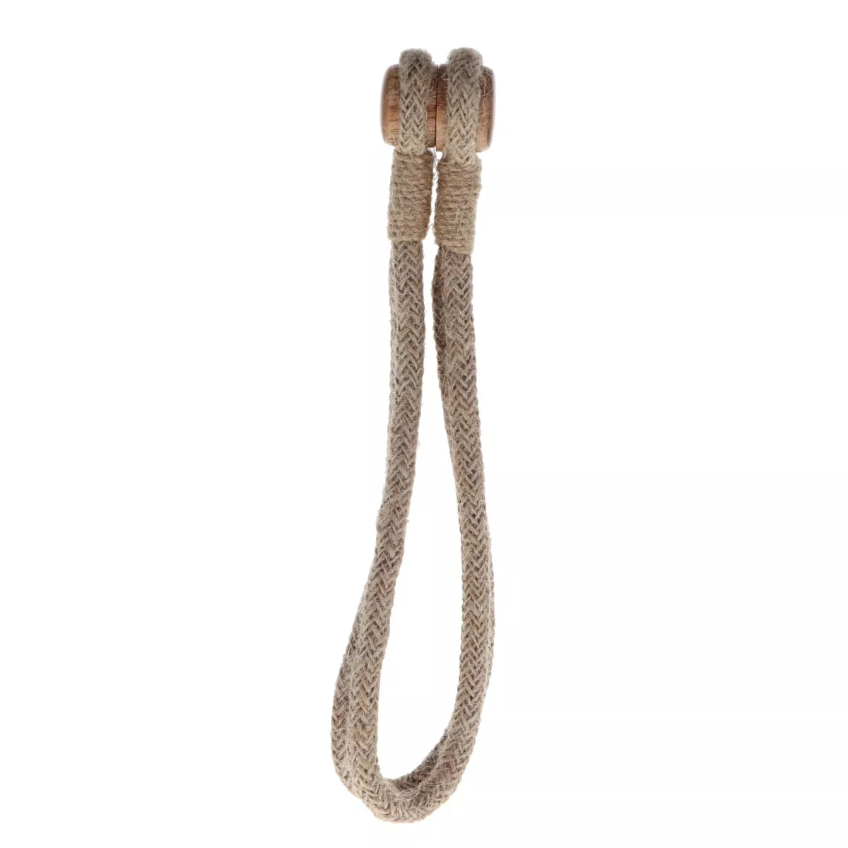 Magnetischer Vorhanghalter Palma aus Jute Natur