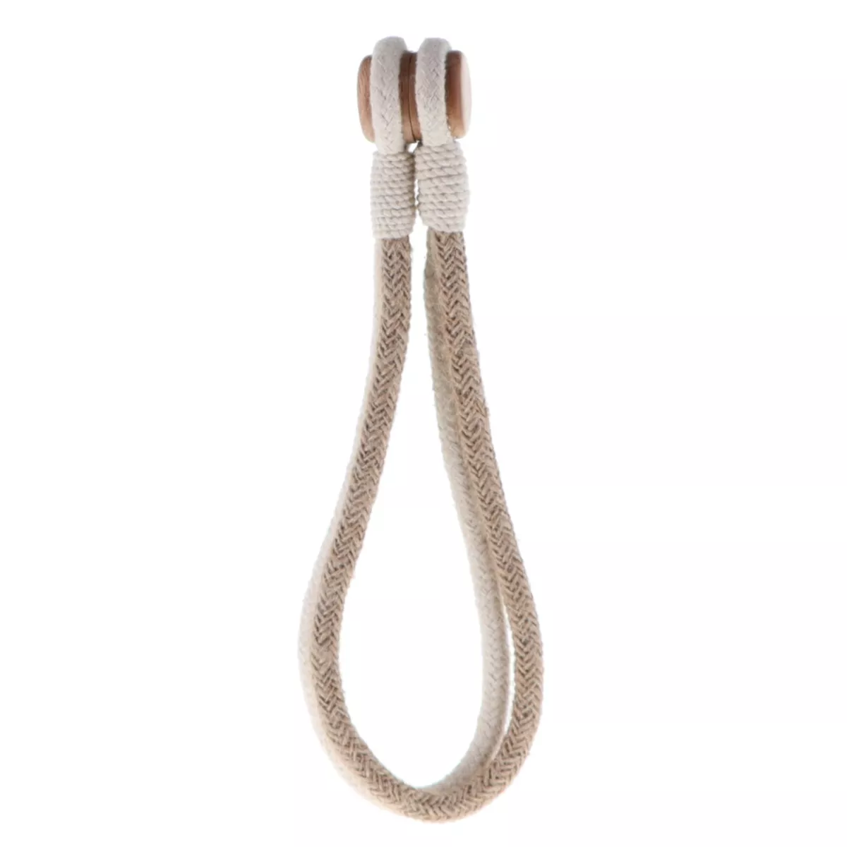 Fermaglio tenda magnetico Palma Corda Beige e avorio