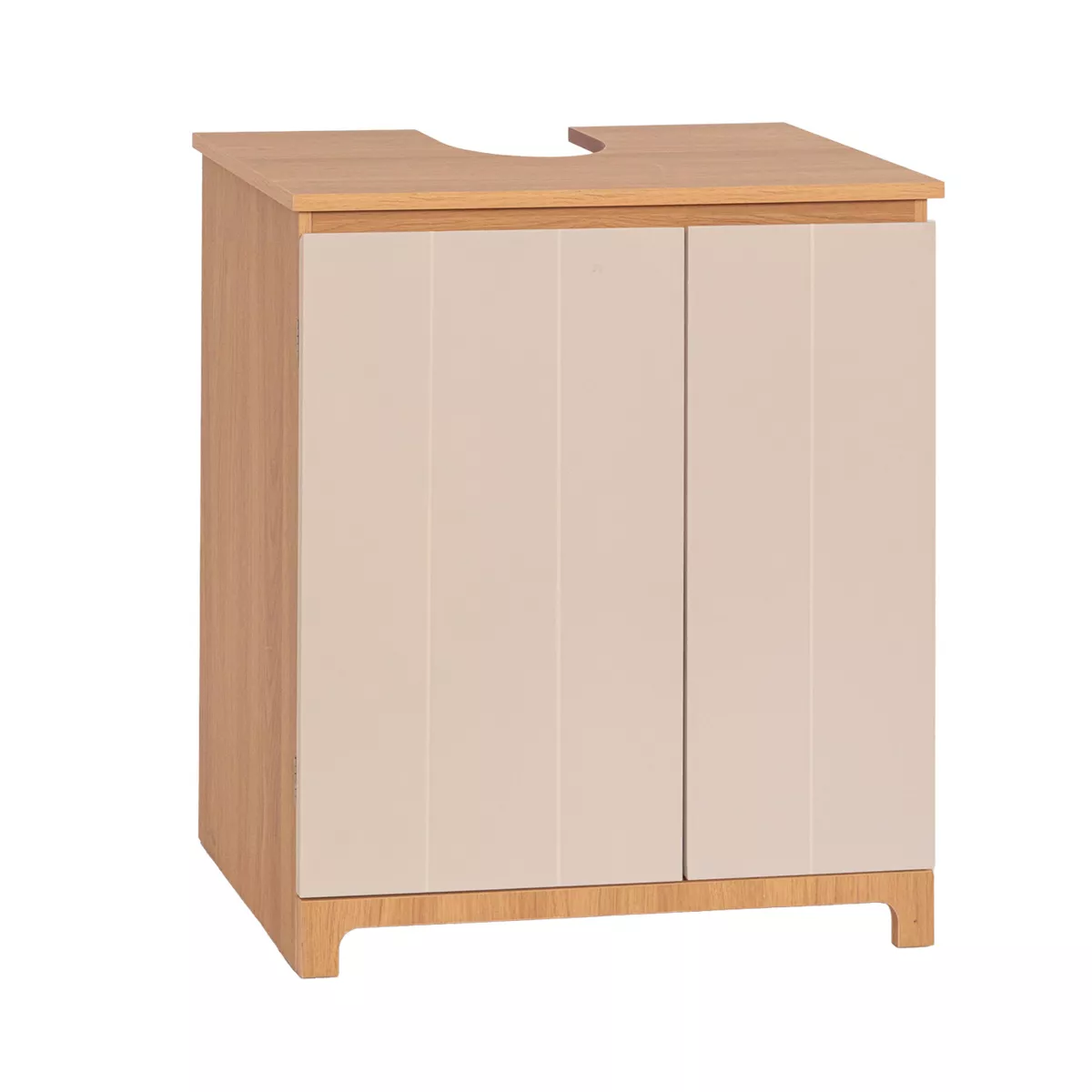 Mobile sottolavabo bagno in legno (70 x 60 cm) Rivoli Naturale