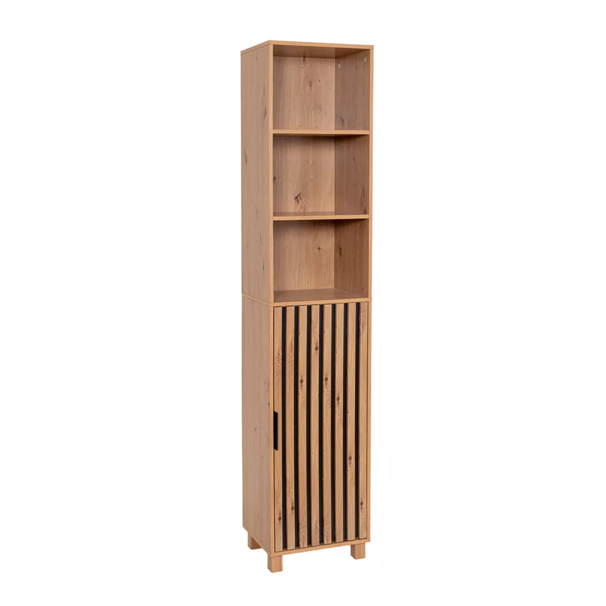 Mobile colonna bagno in legno (166 x 35 cm) Karma Naturale