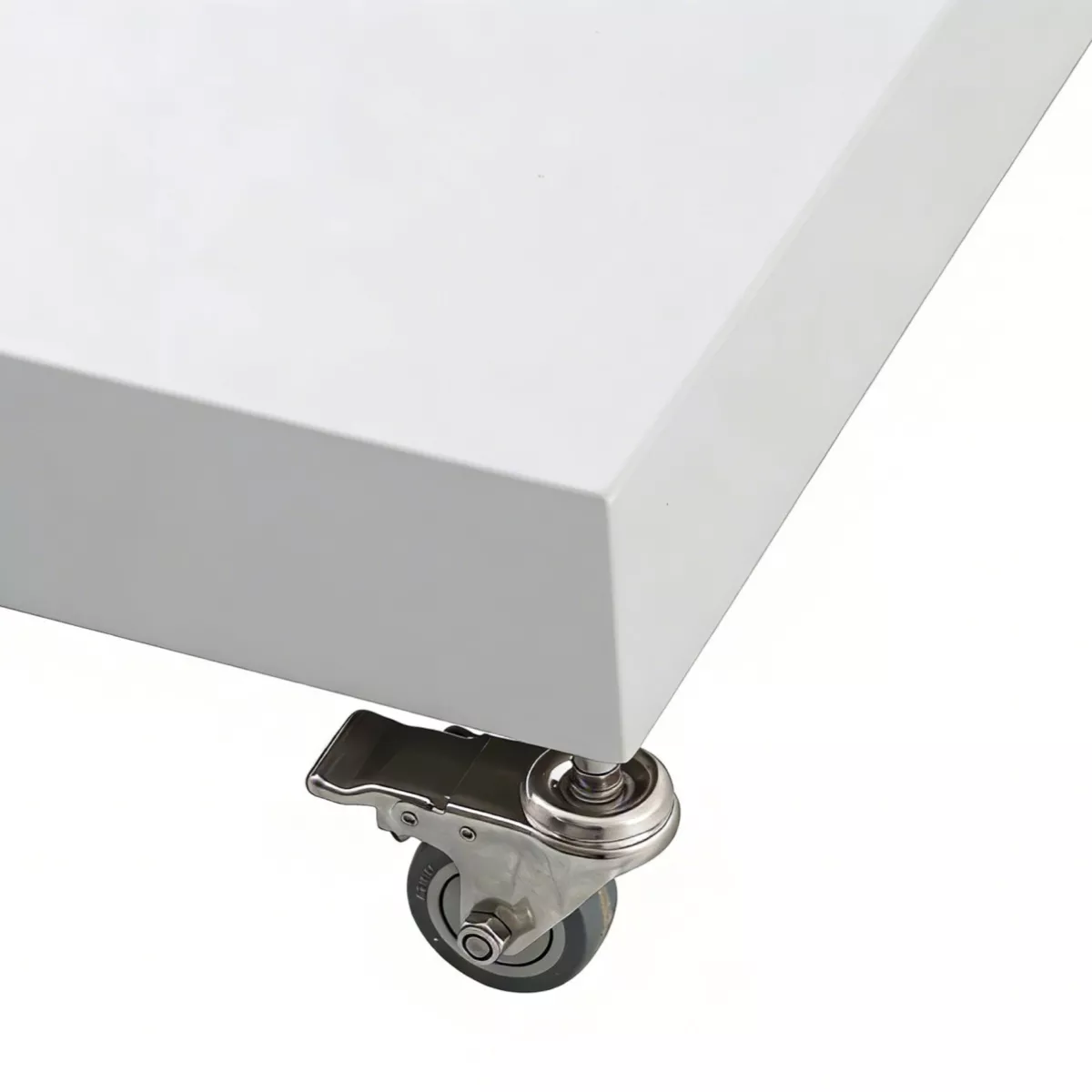 Ombrellone sporgente rettangolare in alluminio con base (3 x 4 m) Elyra Bianco e Tortora