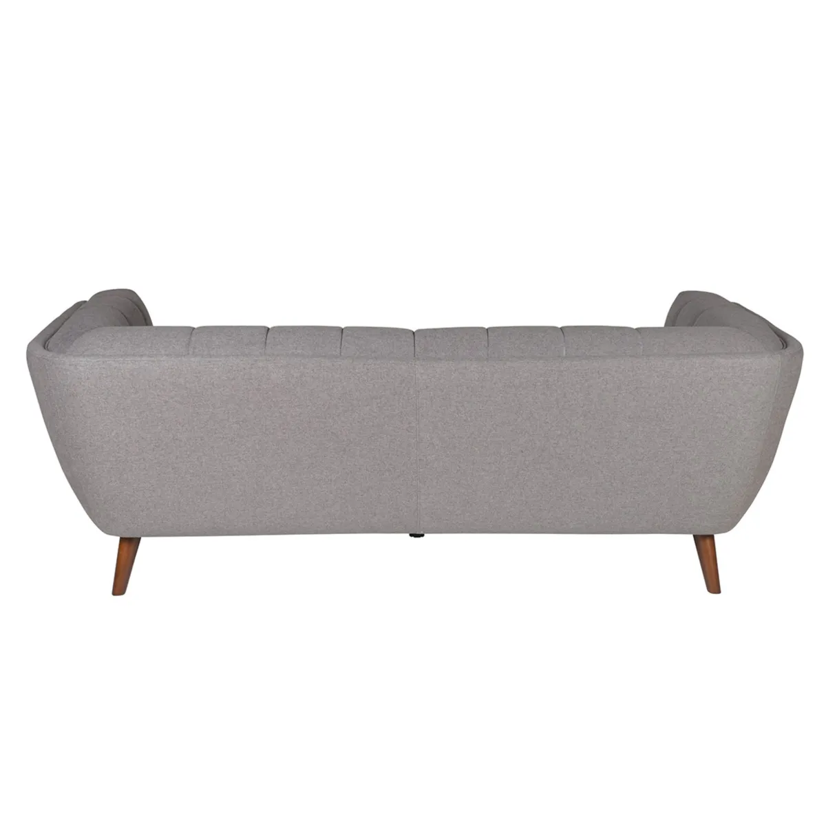 Divano a 3 posti in tessuto (200 cm) Rory Grigio scuro