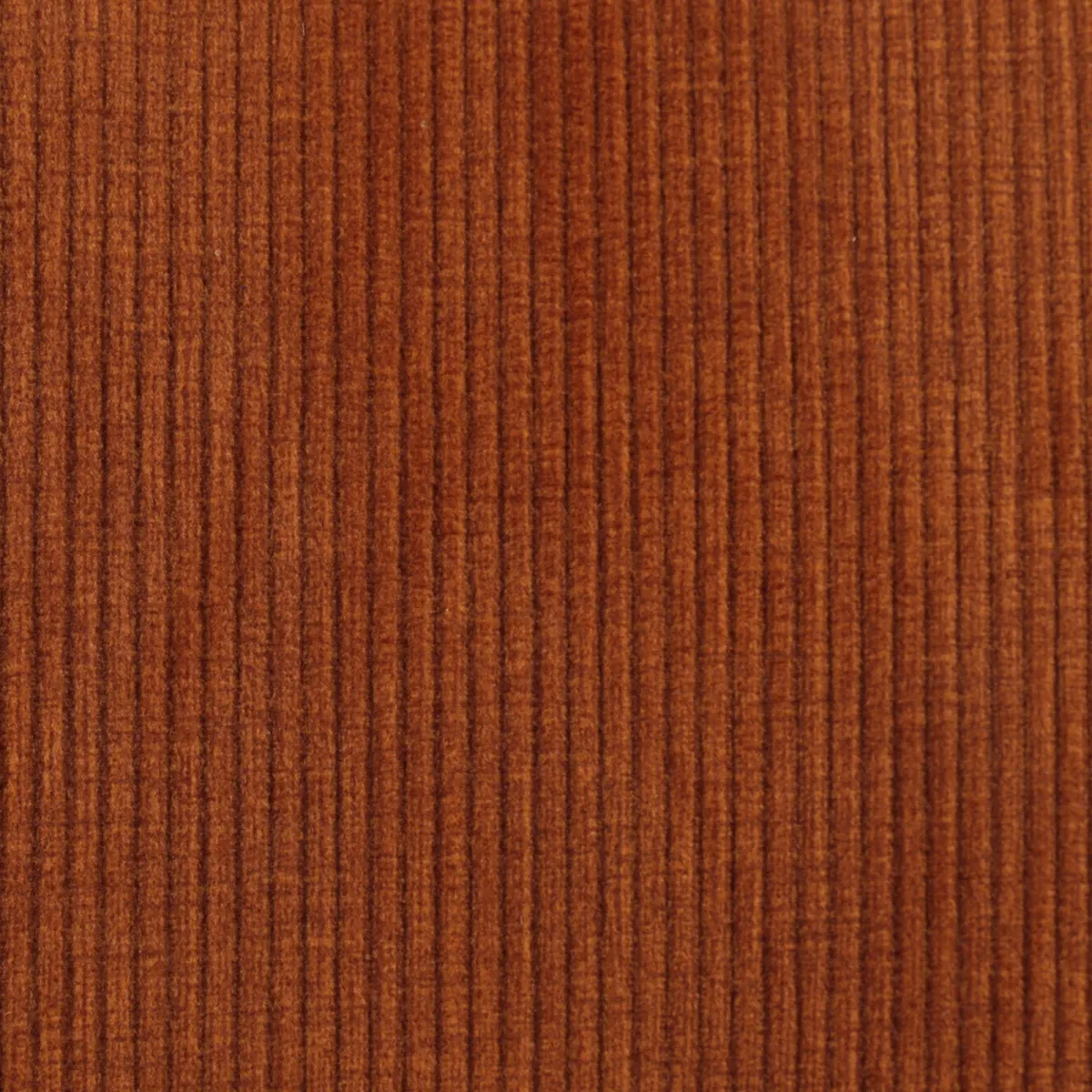Lot de 2 chaises de salle à manger velours côtelé (Assise 49 cm) Orka Cognac