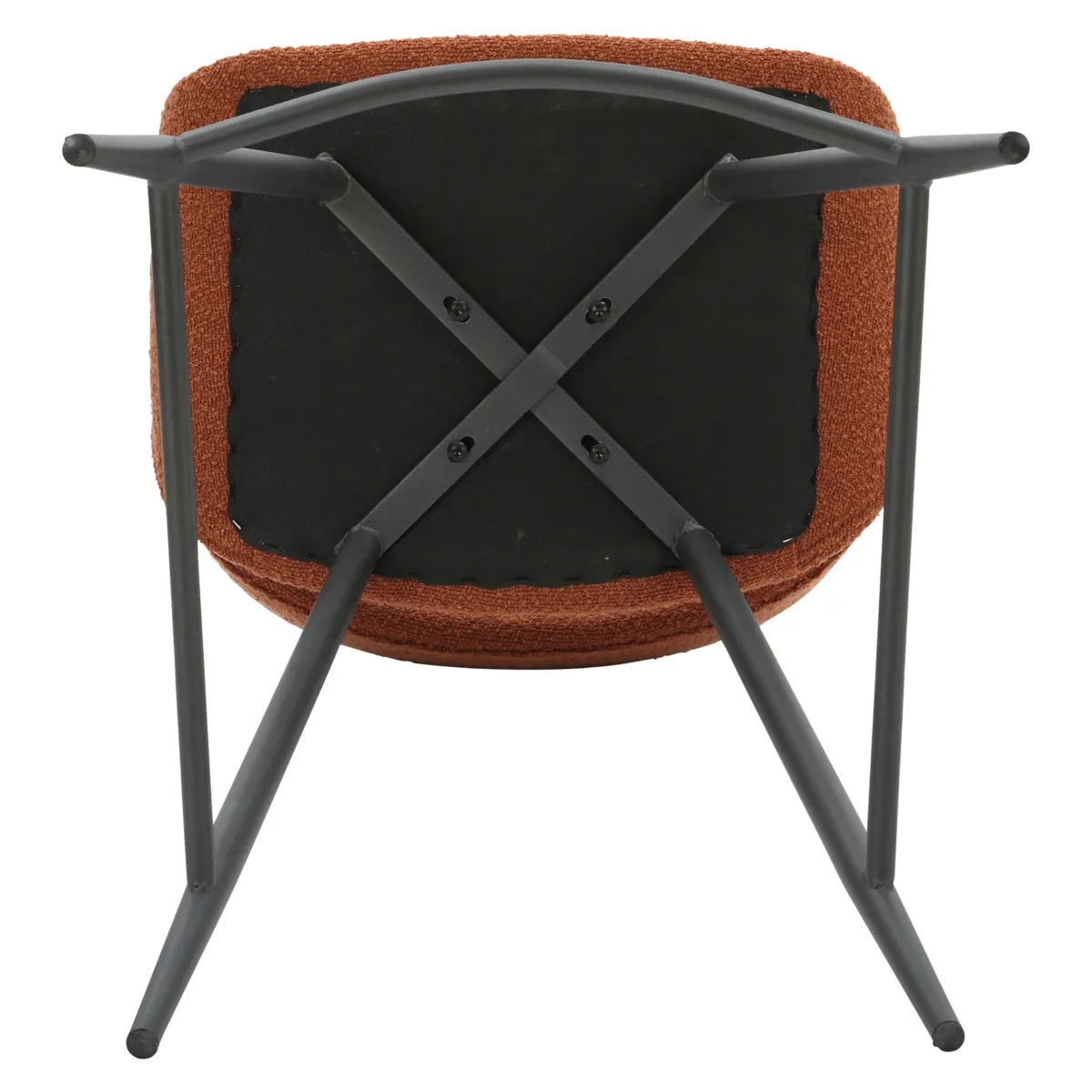Set di 2 sedie per isola centrale con schienale in bouclé (seduta 65cm) Soho Caramello