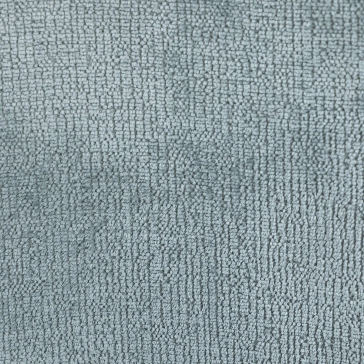 Set di 2 sedie per isola centrale con schienale in tessuto chenille (Altezza seduta 65cm) Zola Blu celadon