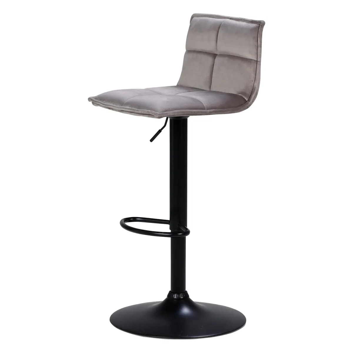 Set di 2 sgabelli da bar girevoli con schienale regolabile in altezza (seduta da 63 a 84 cm) Carly Tortora