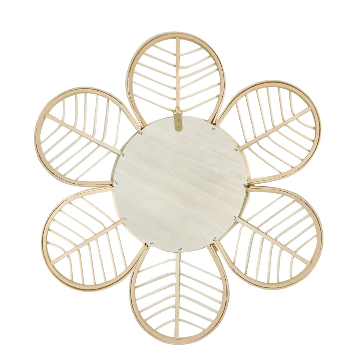 Specchio da parete con cornice in legno (44,5 cm) Nova Naturale
