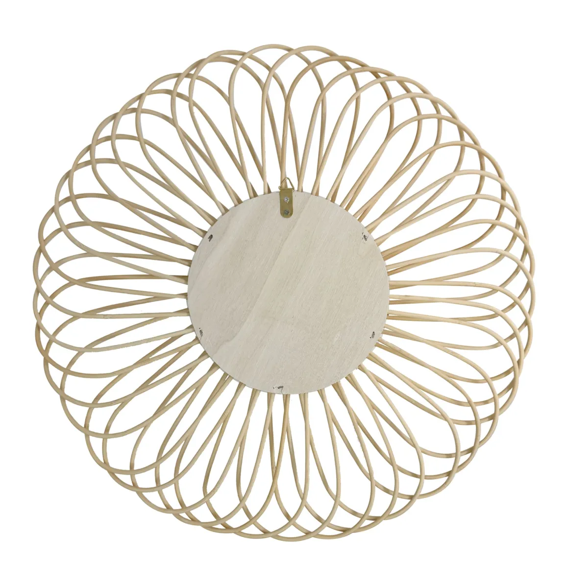 Specchio da parete con cornice in legno (44,5 cm) Elio Naturale